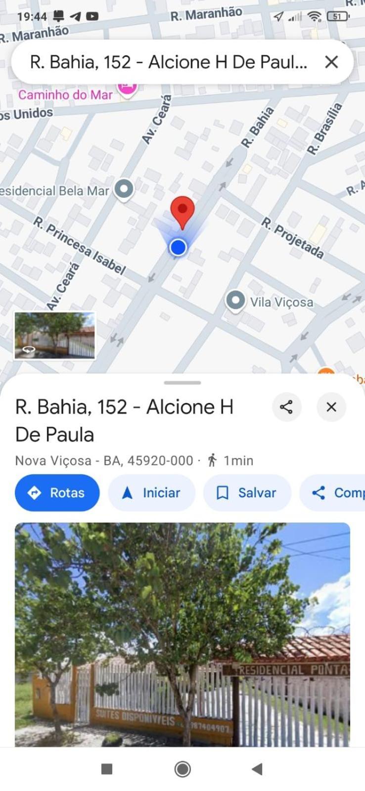 Residencial Ponta De Areia Santos Hotel Nova Vicosa Exterior photo